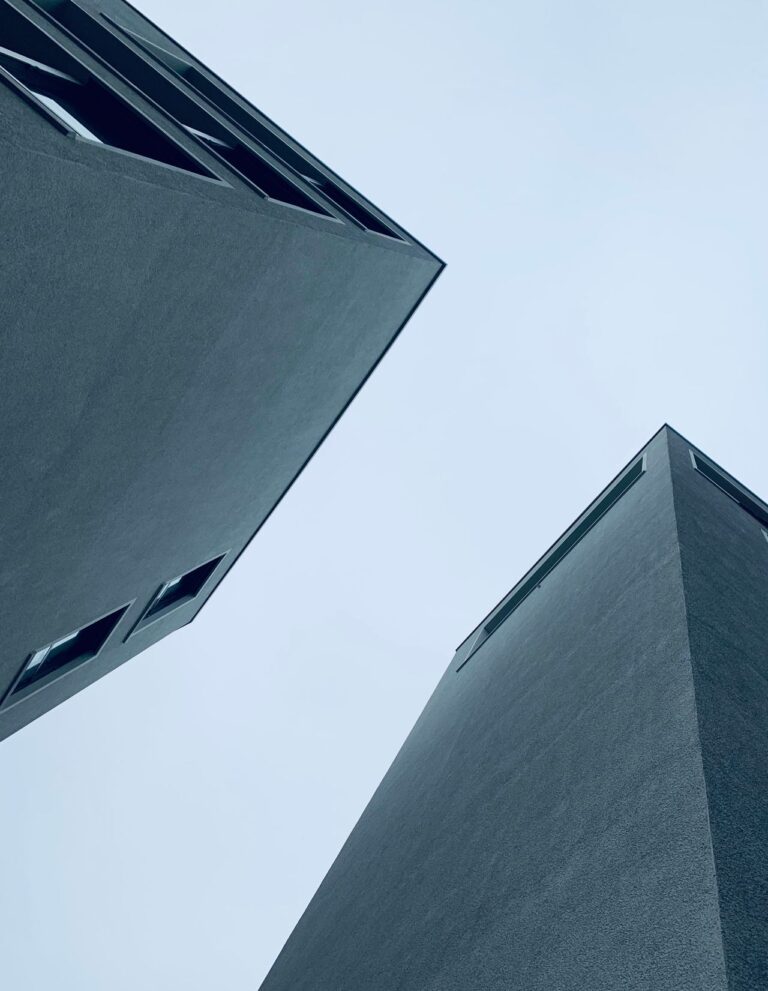 Worm's Eye View of a Buildings